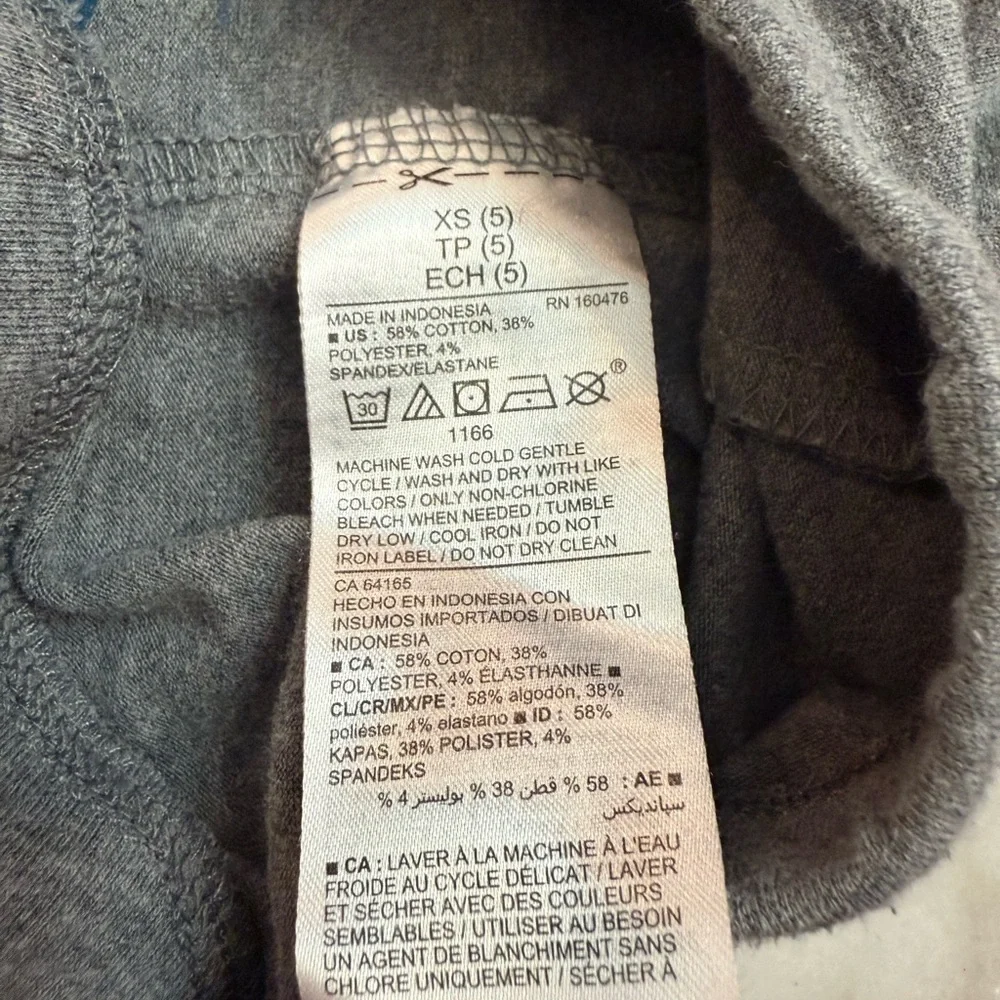 Old Navy soft charcoal